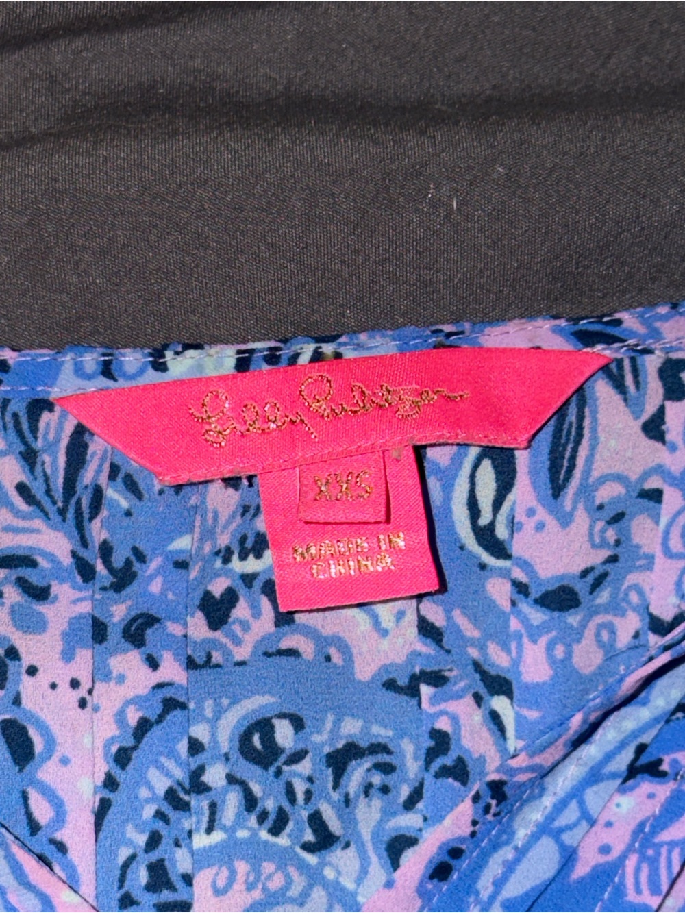 Lilly Pulitzer Resort Wear Marilina
Tunic Blouse Purple Iris XXS - Picture 6 of 6